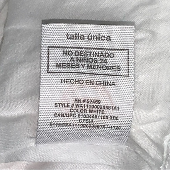 Wonder Nation |Girls Toddler One Size | White Eyelet Strap/Bow Sun Hat NEW NWT - Picture 10 of 10